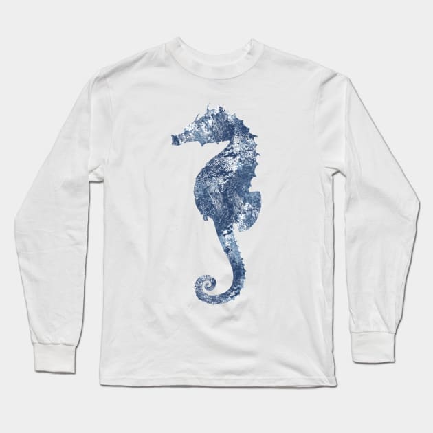 Sponge Seahorse Long Sleeve T-Shirt by LittleBean